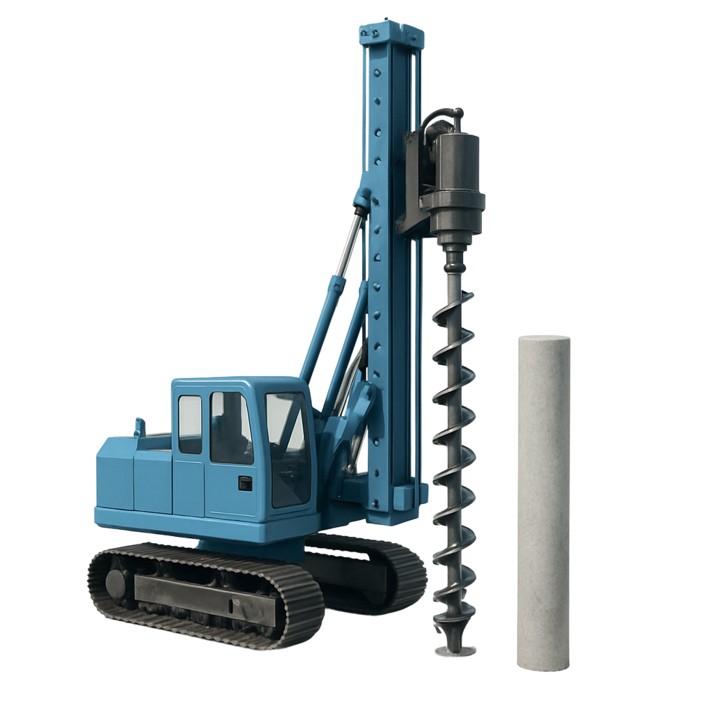 Бурение под сваи в Туле